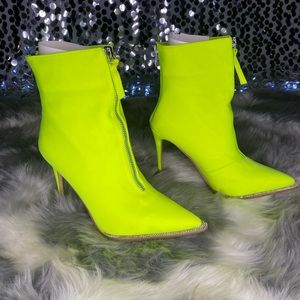 FASHION NOVA SEXY NEON BOOTS💚💚💚